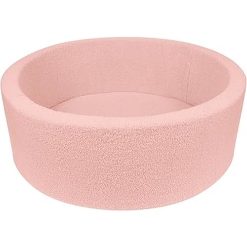 Kids Foam Ball Pits for Toddlers Babies Dogs Cats, Soft Infant Baby Ball Pit Pool for Girls and Boys Gifts, (Balls NOT Included) Imitation Teddy Colours