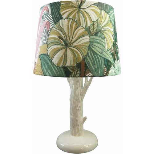 Levtex Baby Toddler - Ashika Table Lamp and Shade - Jungle Plants - Nursery Accessories - Measurements: 22 in. high and 6 in. Diameter