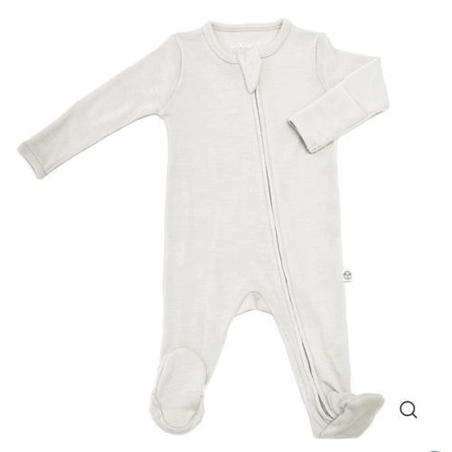 Footie Pajamas, Merino Wool, Oat