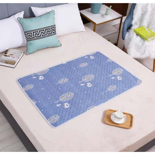 Large Waterproof Washable Bed Pad, Baby Diaper Changing Pad, Quilting Incontinence Protection Mat for Elderly Care & Menstrual Use , Reusable Nappy Multi Function Washable Mat