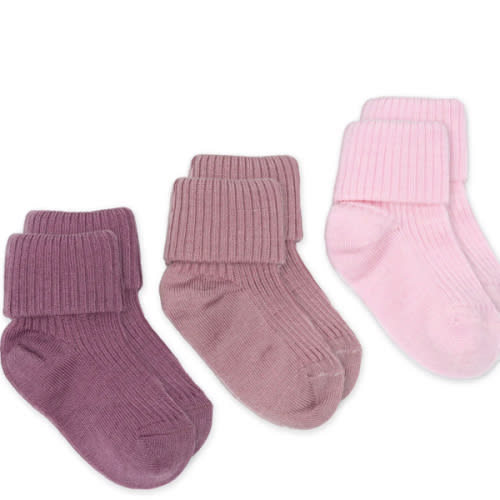 Wool Socks, Baby and Toddler, Pink & Rose