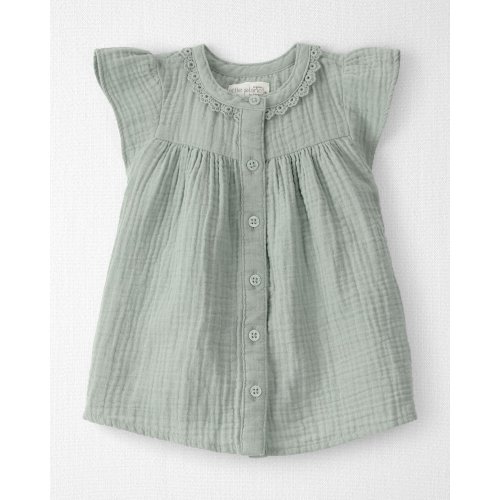 Baby Girl Organic Cotton Gauze Dress - Little Planet | Carter's