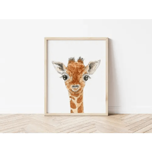 Giraffe Art Print — WLDFLWR Studio