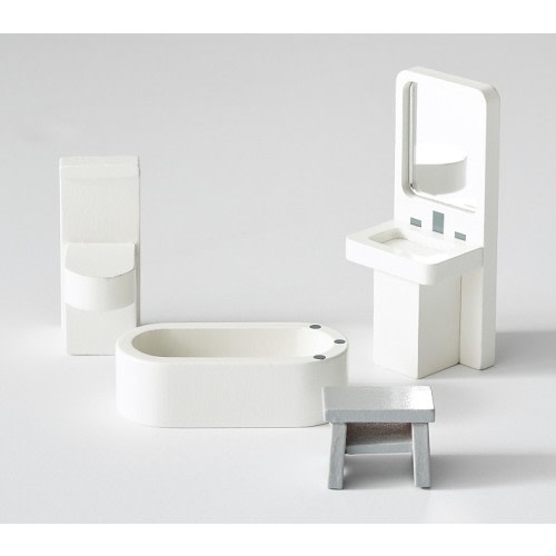 Bathroom Dollhouse Accessory Set