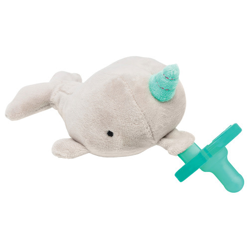 WubbaNub - Marni Narwhal Pacifier - Grey | Buy at Best Price from Mumzworld