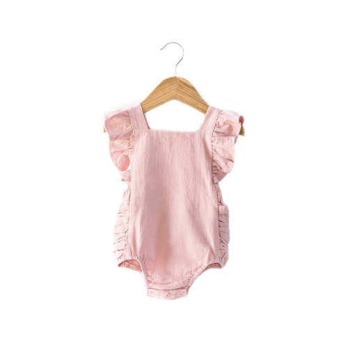 Evelyn Romper in Blush Pink | Reverie Threads