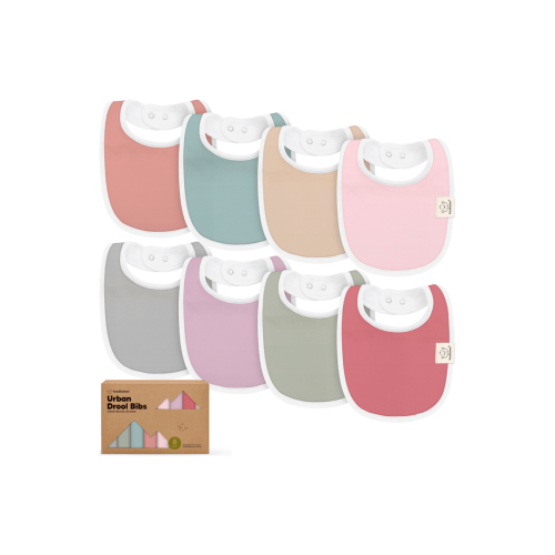 8-Pack Baby Drool Bibs