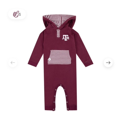 Texas A&M Colosseum Whowonkas Romper