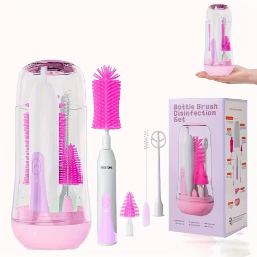 electric bottle brush cleaner travel baby bottle brush - Temu