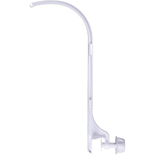 24 inch Crib Mobile Bed Bell Frame arm Bracket, Double nut Screw Fixing Frame -DIY Toy Decoration Bracket (24 inch Single nut Adjustment)