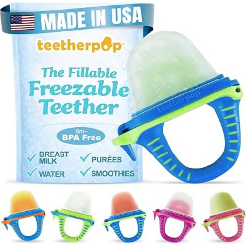Fillable Freezer Teethers for Babies – Made in USA Teething Pacifier