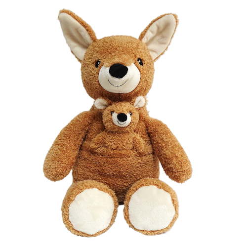 Spark Create Imagine Kangaroo Plush Toy Brown, 14inch