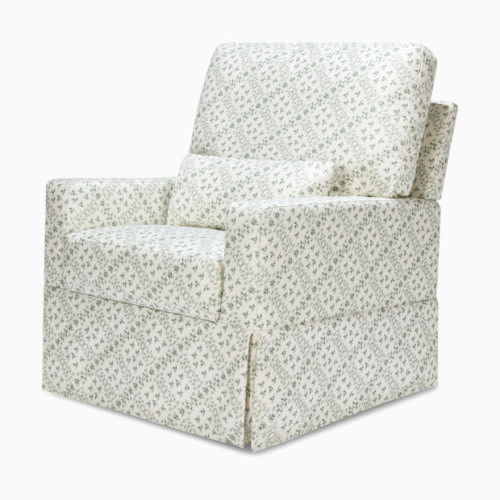 Sarah Flint x Namesake Crawford Swivel Glider - Green Lattice Performance Eco-Weave