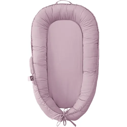 CooCooBaby Infant Lounger, Baby Nest Cover for Baby Girls & Boys, Newborn Essentials for Baby 0-18 Months, 100% Cotton Breathable (Lavender_Blush)