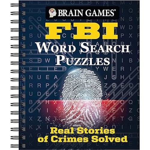 Brain Games - FBI Word Search Puzzles: Real Stories of Crimes Solved