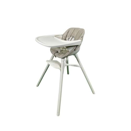 Lalo The Chair with Cushion, Coconut, Leather Mono Coconut, White