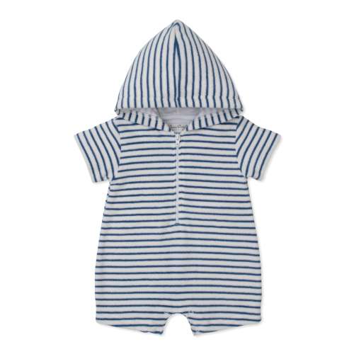 Ocean Antics Blue Terry Romper