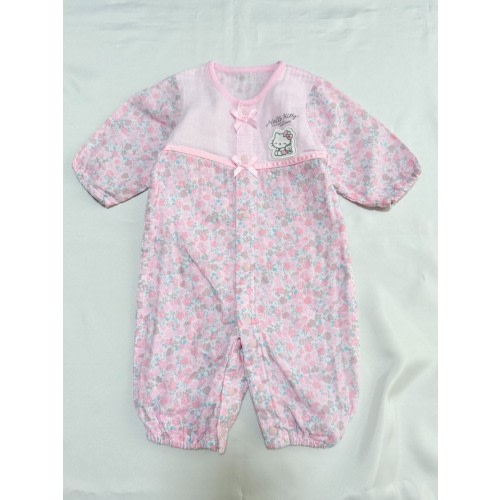 Sanrio Hello Kitty Long-sleeve Coverall 0-6m Newborn Baby Clothes Girls Japan