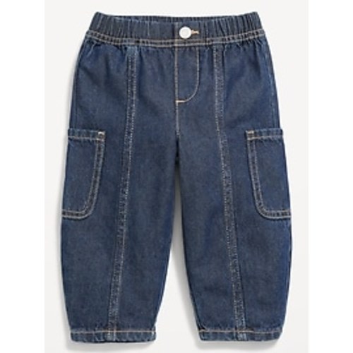 Baggy Barrel-Leg Cargo Jeans for Baby | Old Navy