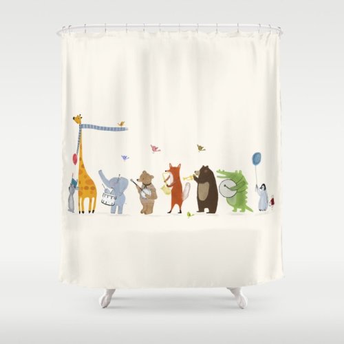 little parade Shower Curtain by bri.buckley | Society6