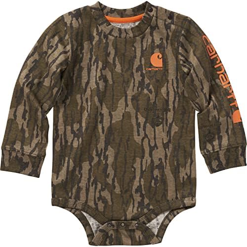 Carhartt Baby Boys' Knit Long Sleeve Crewneck Bodysuit