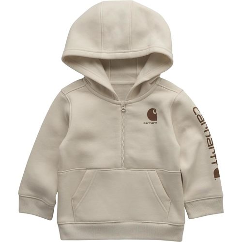 Carhartt Baby & Toddler Boys' Half-Zip Hooded Pullover Sweatshirt
