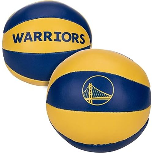 Franklin Sports NBA Toy Basketballs - 2 Pack of Kids Soft Mini Basketballs for Over The Door + Indoor Hoops - NBA Fan Shop
