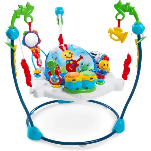 Baby Einstein Neighborhood Symphony Activity Baby Jumper Activity Center, Infant Entertainer with Lights and Melodies, Age 6 Months +, Max Weight 25 lbs., Unisex