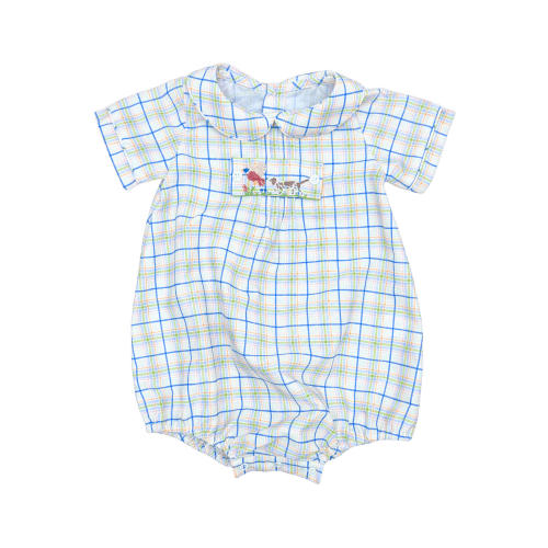 Anderson Bubble - Pointer Plaid – Posh Tots Children's Boutique