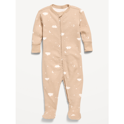 2-Way-Zip Sleep & Play Footed One-Piece for Baby Size 6-12M