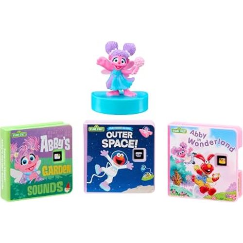 Little Tikes Story Dream Machine Sesame Street Abby & Friends Collection, 3 Stories, Bonus Character, Projects Storytime for Kids, Audio Play, Fun Toy, Ages 3+ Years