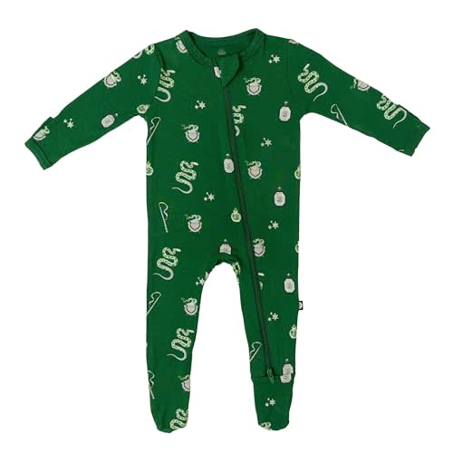 KYTE BABY Unisex Zipper Closure Footies, Rayon Made From Bamboo, 0-24 Months