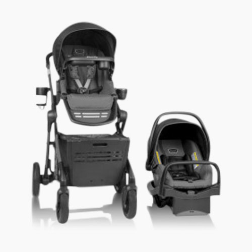 Evenflo Pivot Troop Child and Pet Modular Travel System - Rhodesboro Black, Travel System