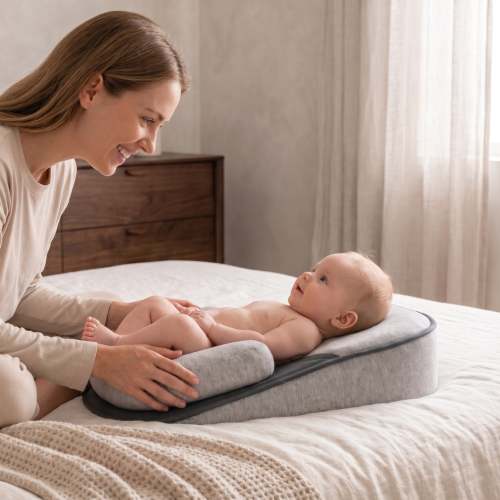 Raised Newborn Positioning Bed Anti-Reflux