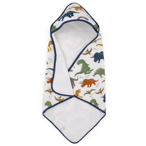 Little Unicorn Hooded Baby Towel - Baby Bath Essentials - Dino Friends