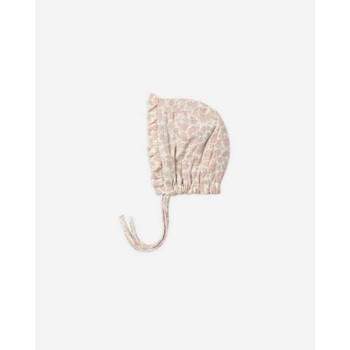 Woven Ruffle Bonnet Pink Blossom – Quincy Mae