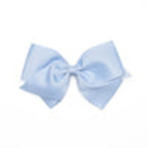 Traditional Grosgrain Hair Bow, Sky Blue – Stitchy Fish