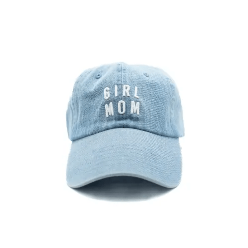 Girl Mom Baseball Hat-Denim