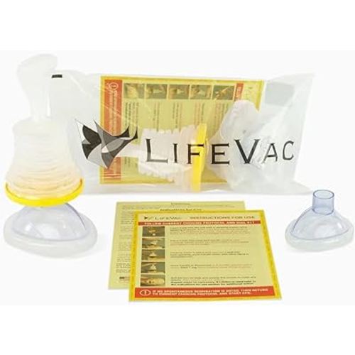 LifeVac EMS Kit - Only for Professionals - Portable Suction Rescue Device First Aid Kit for Kids and Adults, Portable Airway Suction Device for Children and Adults