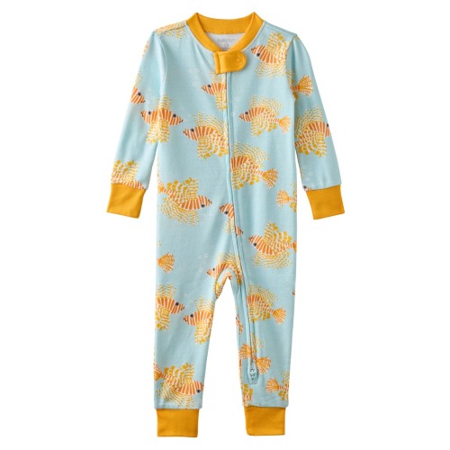 Shawn Footless Organic Cotton One-Piece Pajamas
