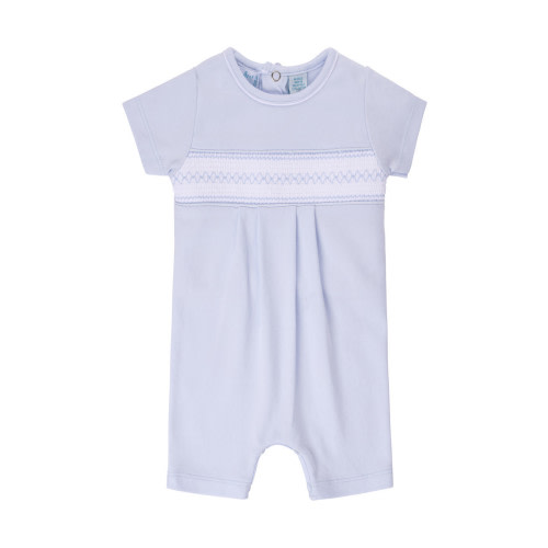 Baby Boy Smocked Argyle Shortall