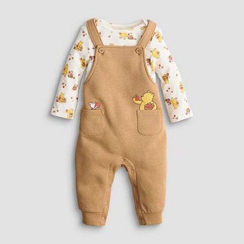 Baby Boy Jumping Beans® 2-Piece Overall & Bodysuit Set