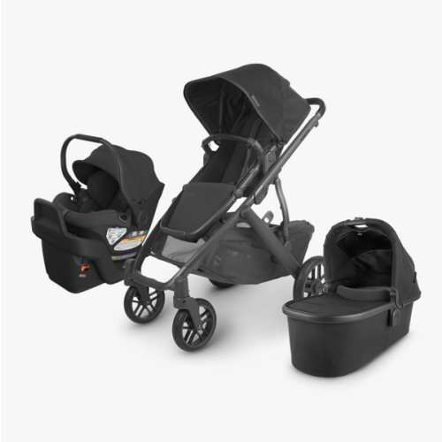UPPAbaby Vista V2 + Aria V2 Travel System - Jake (Charcoal)