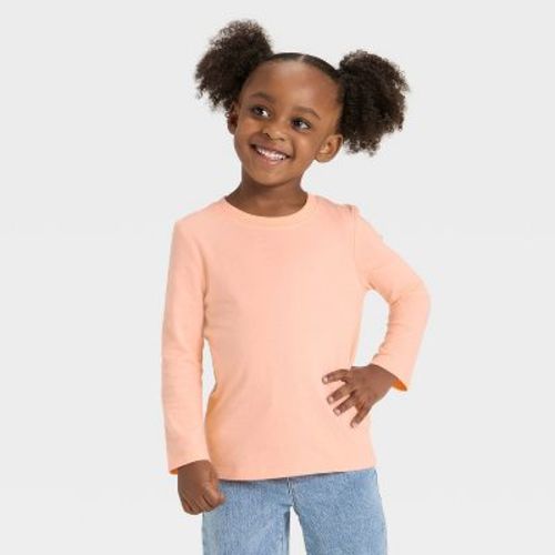 Toddler Girls' Long Sleeve Solid T-Shirt - Cat & Jack™
