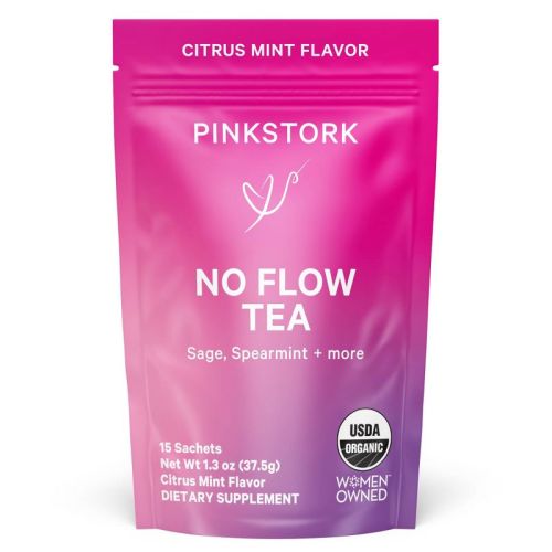 Pink Stork No Flow Herbal Supplement Tea - 15ct/1.3oz