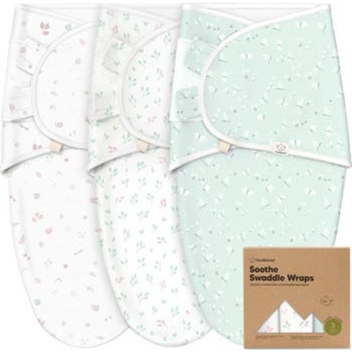 3-Pack Soothe Swaddle Wraps, Medium