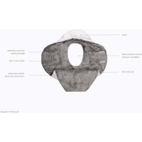 Nido Cloud Heavyweight Infant Wrap, Heather Grey - 7AM Enfant | Maisonette