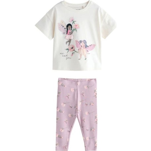 Kids' Fairy Appliqué Top & Leggings Set