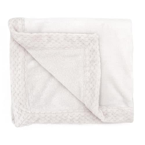 aden + anais Plush Blanket - Soft Minky Baby Blanket for Infants, Toddlers, Kids, for Crib, Stroller, Travel, Oatmeal