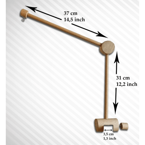 Nursery Crib Mobile Stand